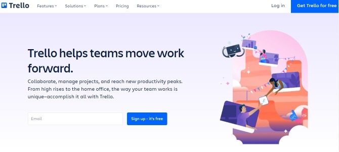 Trello is an agile project planning tool