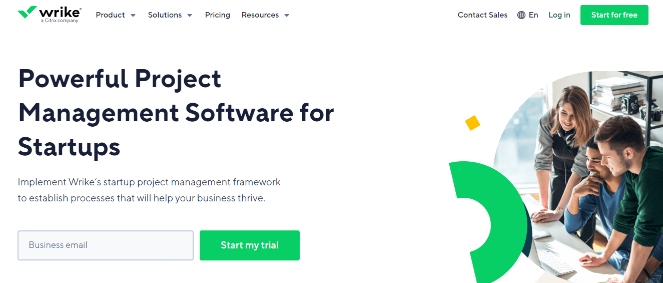Wrike is a powerful startup project management tool
