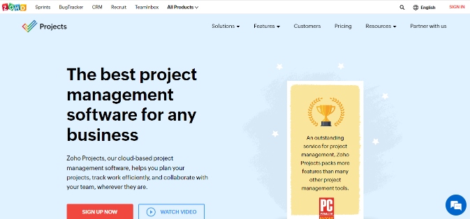 Zoho project is a similar software like wrike