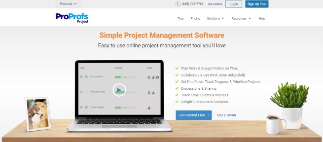 Proprofs project is one of the best team management software
