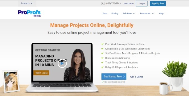 Proprofs project is best risk management software