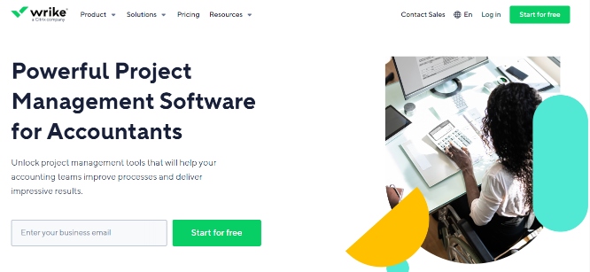 Wrike is one of the best project management software providers for accounting firms