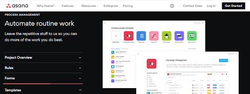 Asana one of the best project management solution for solopreneurs.