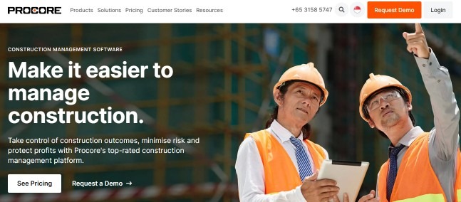 Procore lets you manage construction projects