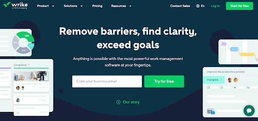 Wrike is a robust project management software for solopreneurs.