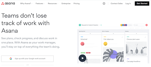 Asana makes collaboration easier.