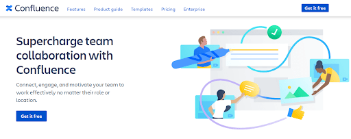 Confluence is one of the best team collaboration software.