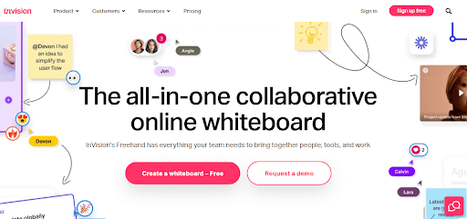 InVision is best collaboration tools for businesses.