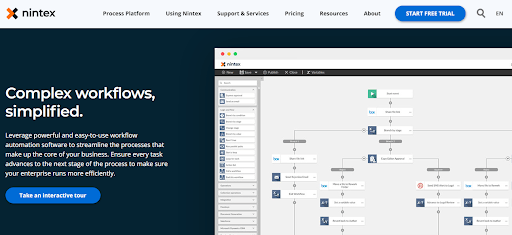 Best software for workflow management Nintex