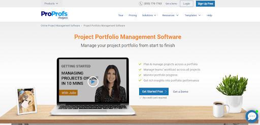ProProfs is a modern project portfolio management software.