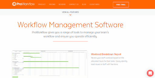 ProWorkflow, one of the best workflow management tools