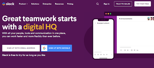 Slack is one of the leading creative collaboration tools.