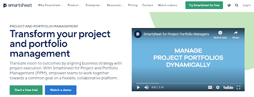 Smartsheet is one of the popular tools for portfolio management.