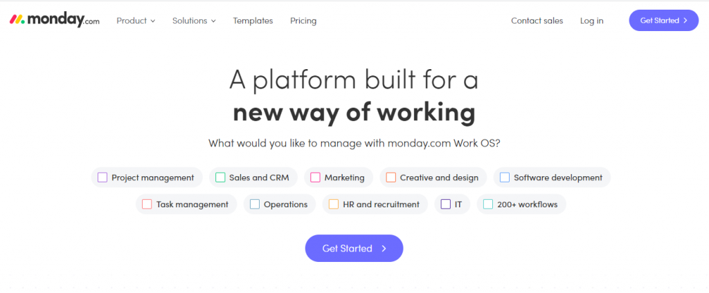 monday.com helps team members collaborate on multiple tasks with maximum efficiency.