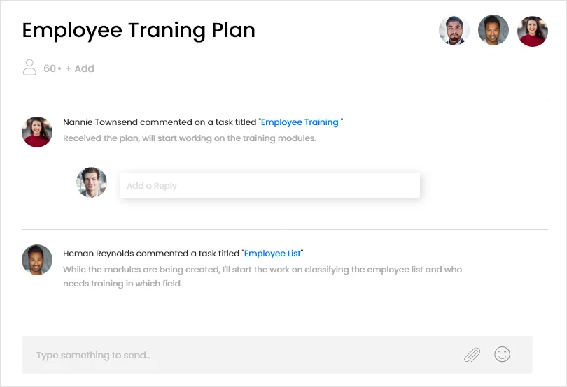 Employee training plan