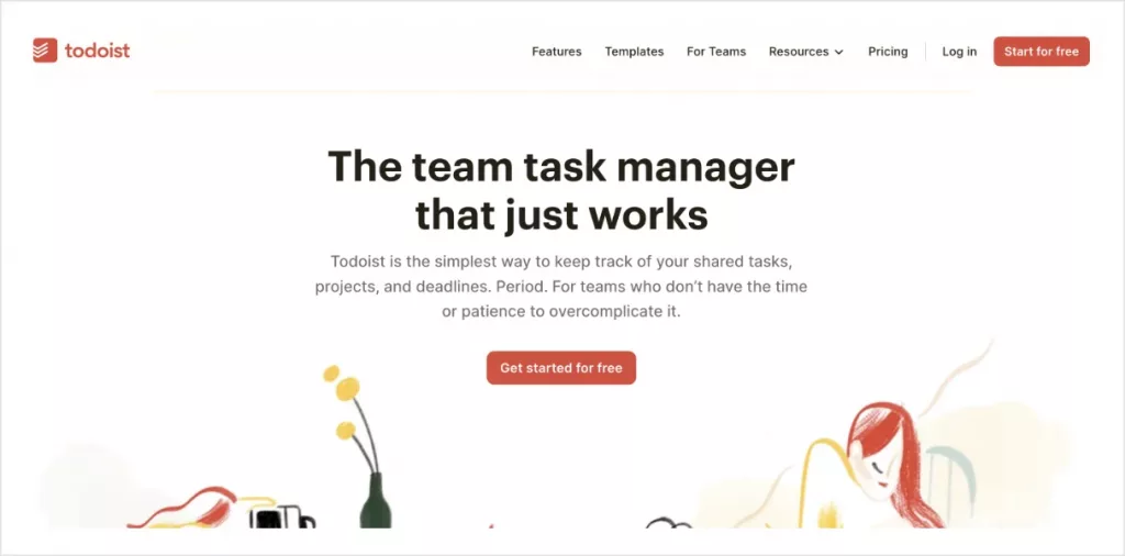 Todoist is a popular collaboration software that helps individuals.