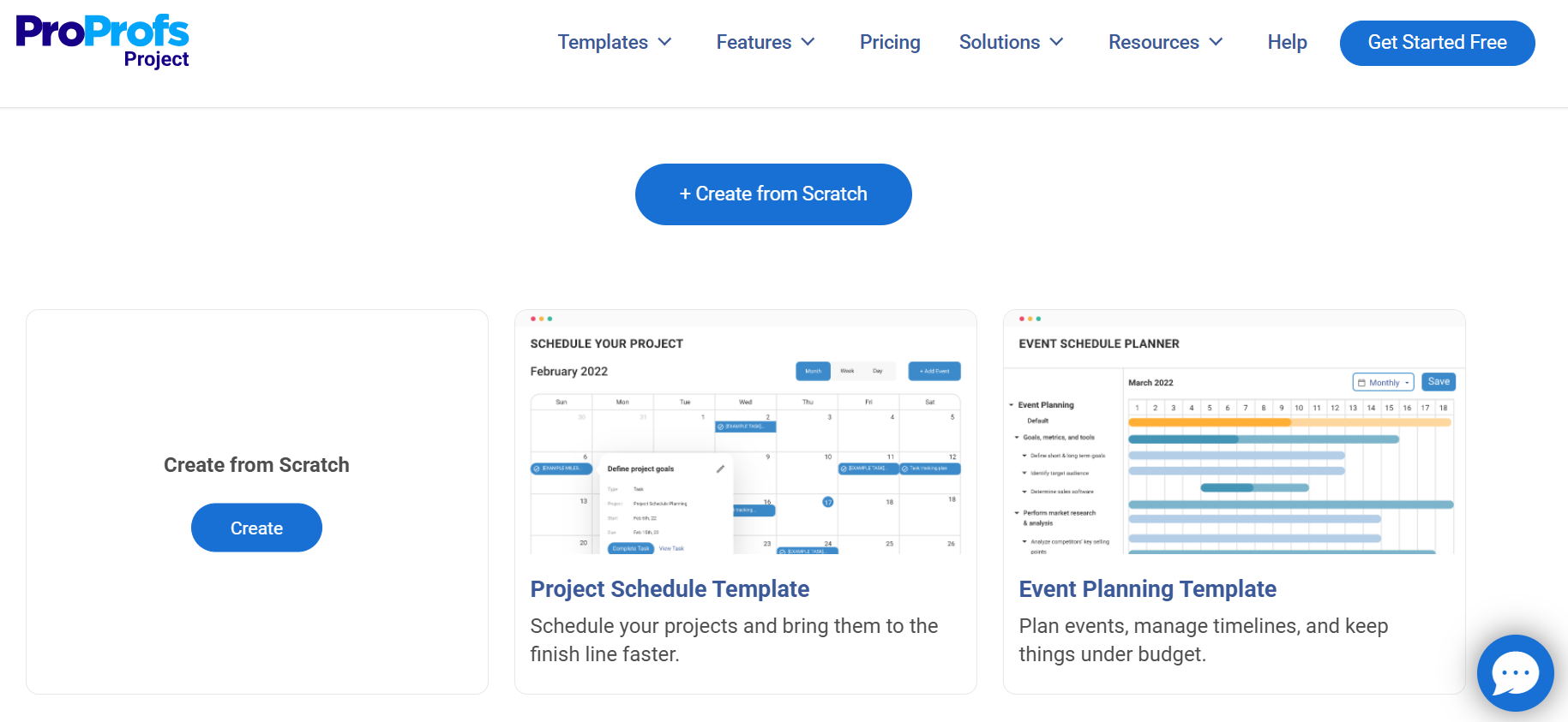 Project templates
