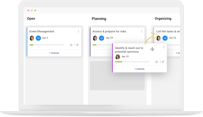 Event Planning Template for internal and external project management