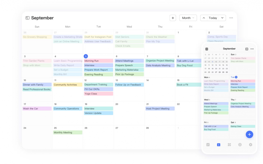 time management software TickTick
