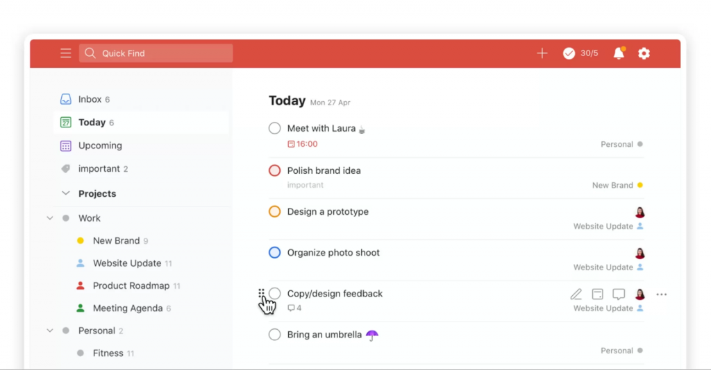 time management software Todoist
