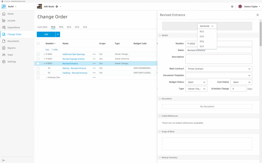 Autodesk construction cloud software