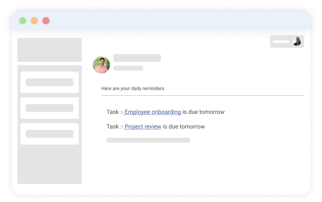 Project notifications