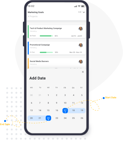 Set Deadlines, Track Progress & Prioritize Projects