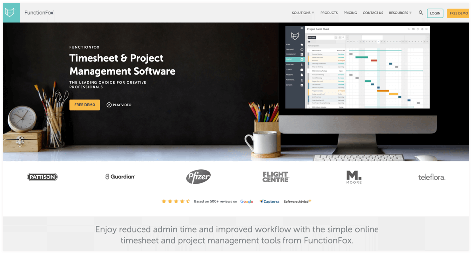 FunctionFox-marketing project tracking tool
