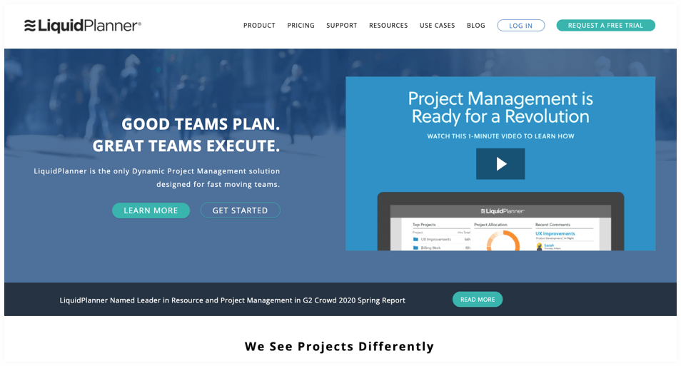 LiquidPlanner-marketing workflow management tool