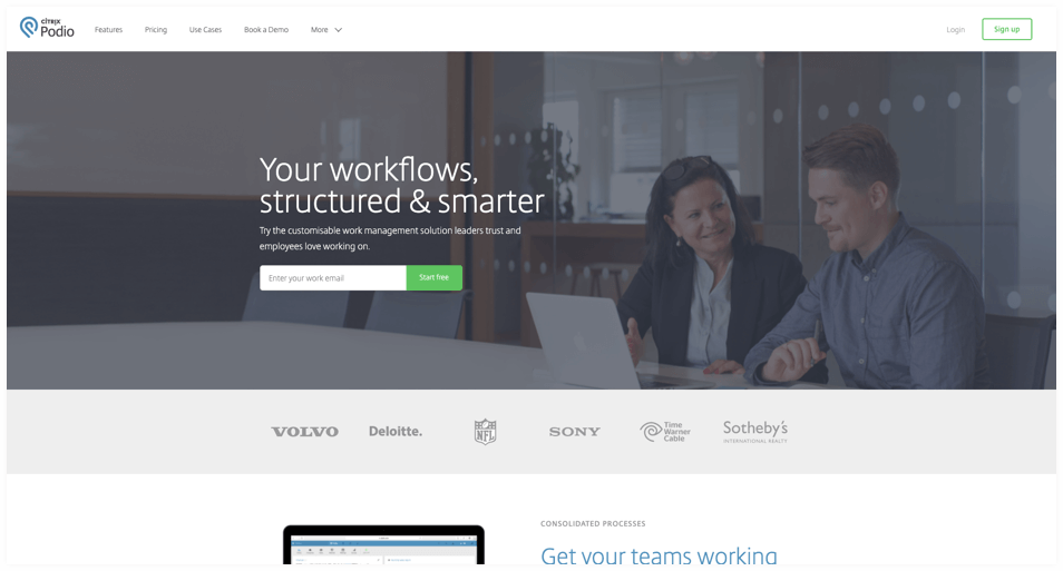 Podio-marketing project management software