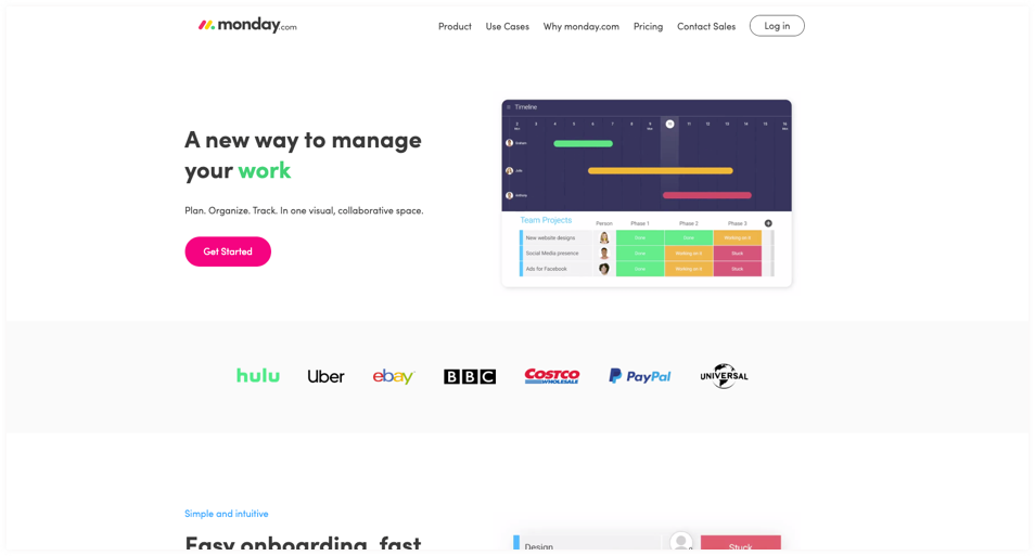 Monday.com- cloud collaboration software