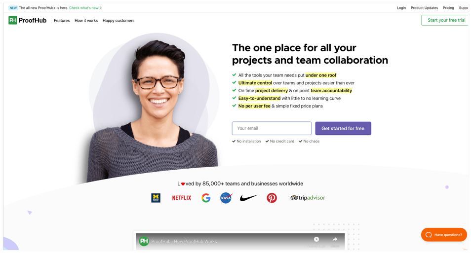 ProofHub- online business collaboration tool