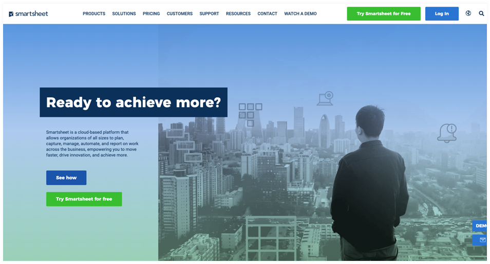 Smartsheet- team collaboration software