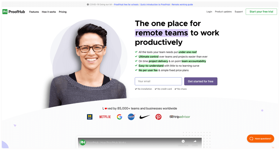 ProofHub-task tracking system