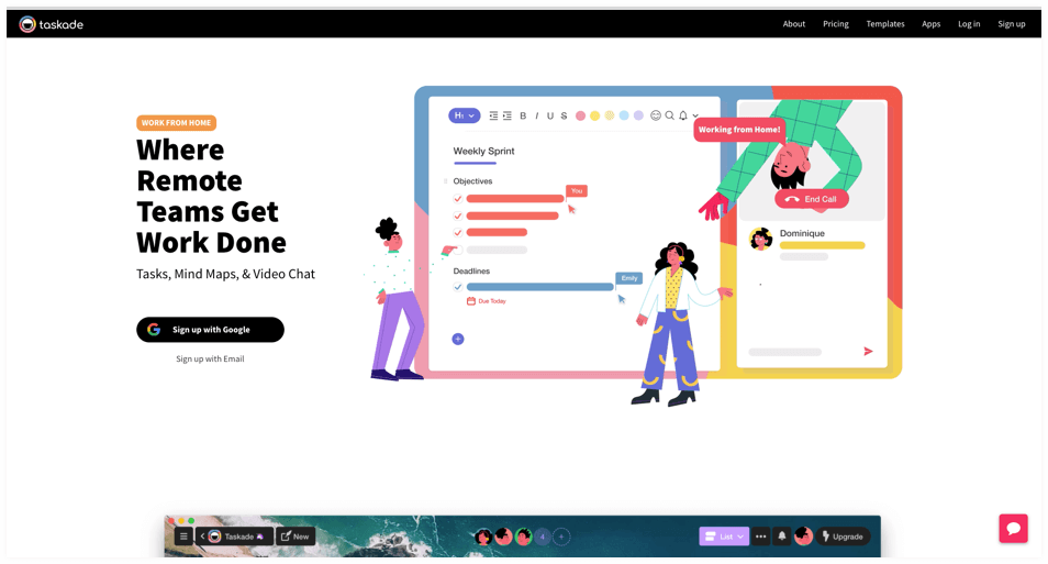 Taskade-online task management system