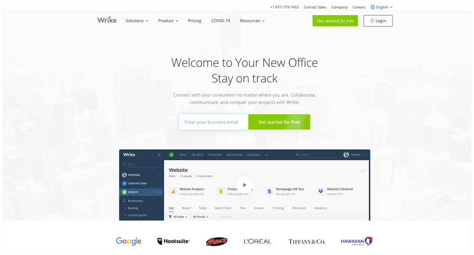 Wrike-task management software