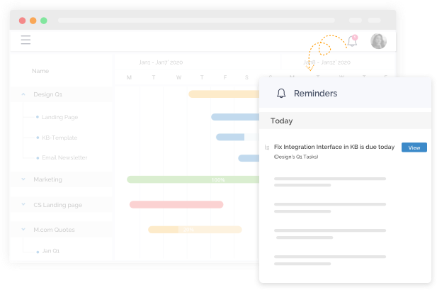 allocate and track task with Gantt chart creator