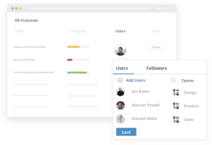 ProProfs human resource management tool customizes HR workflow